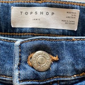 Topshop Jamie jeans 32/30 (UK sizing)